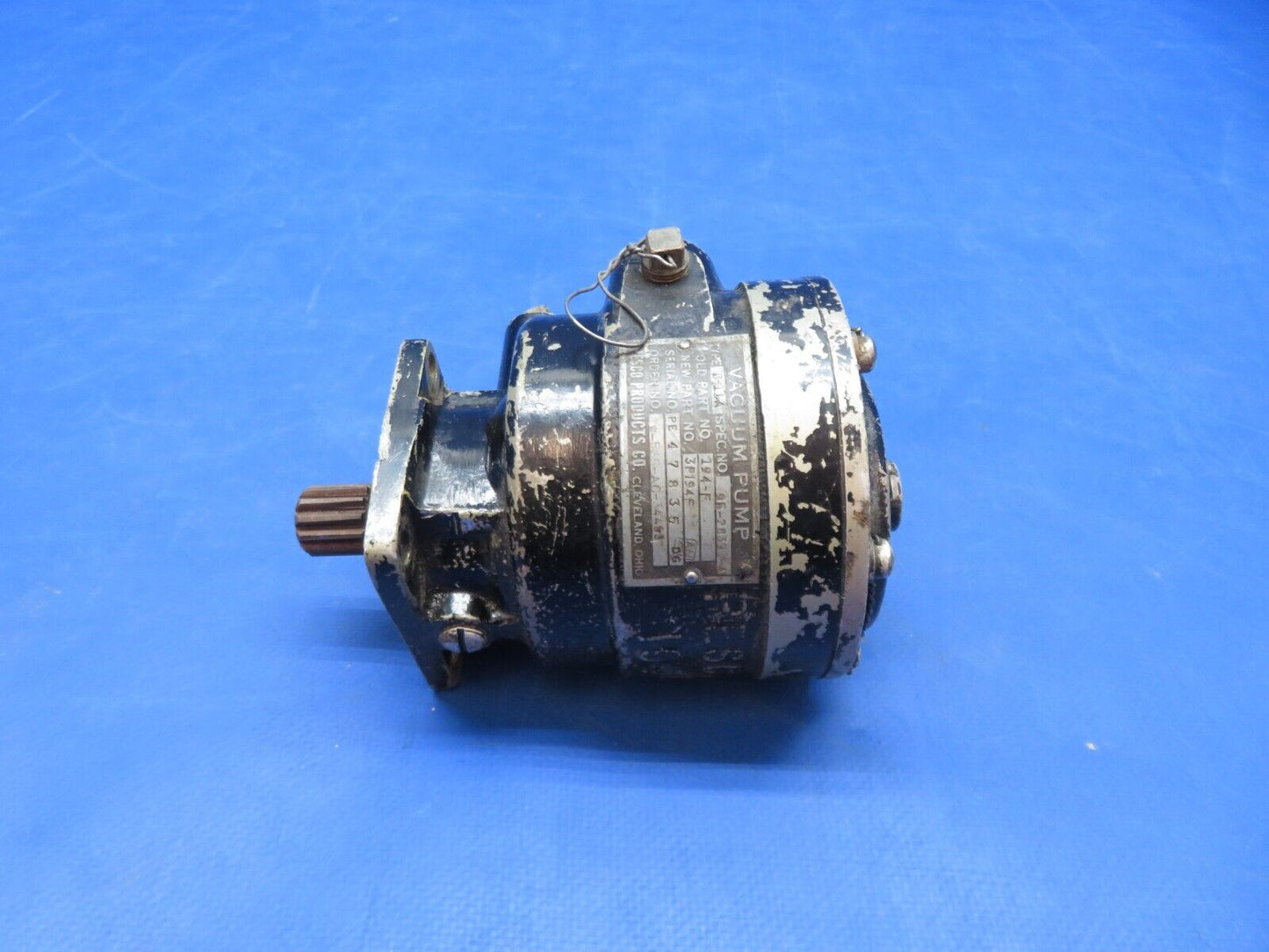 Pesco B-11A Vacuum Pump P/N 3P194F FOR PARTS (1023-483)