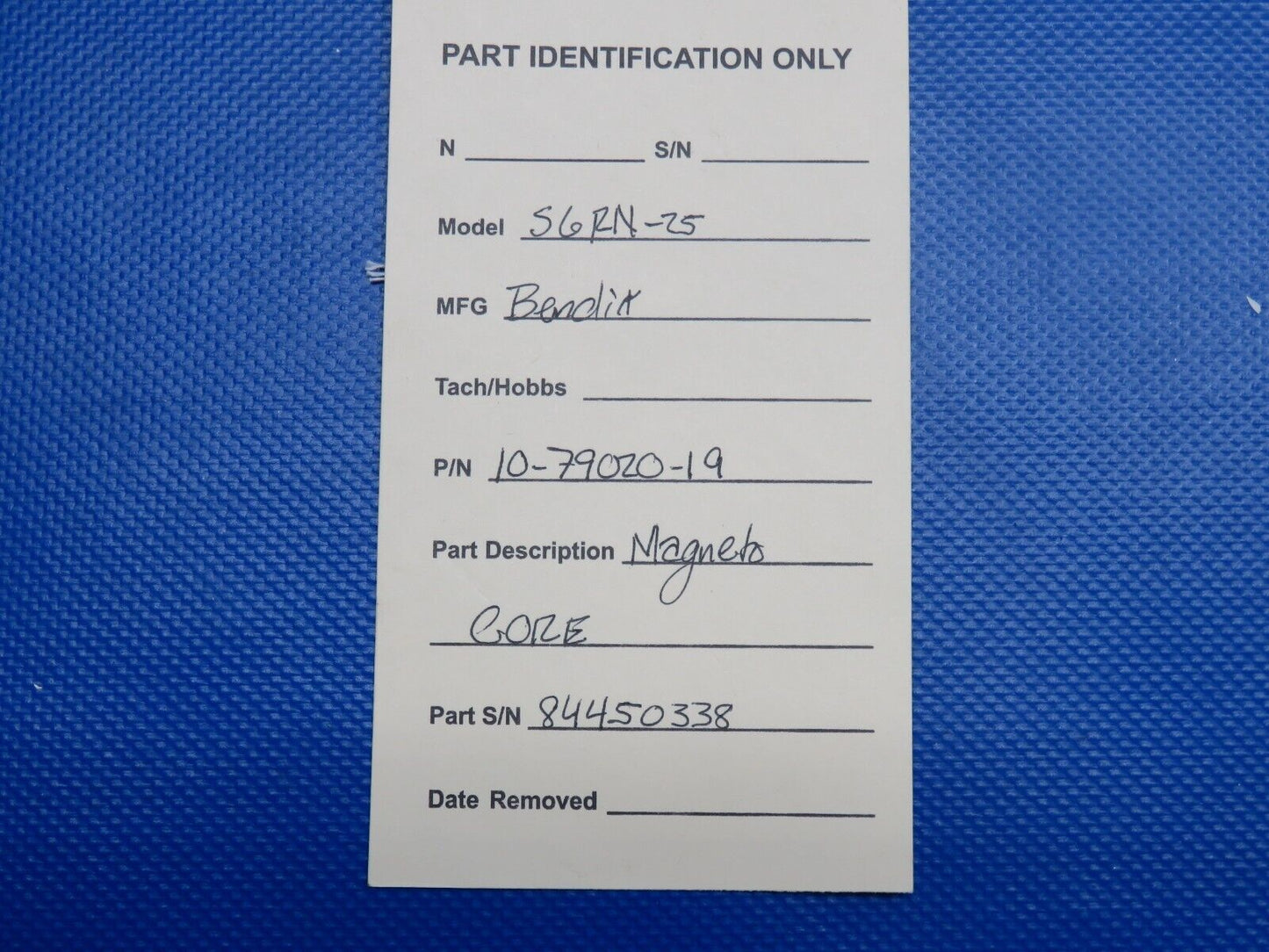 Bendix Magneto S6RN-25 P/N 10-79020-19 CORE (1223-1163)