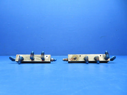 Piper PA-28R-180 Hydraulic Manifold LH & RH P/N 67521-00 (1123-420)