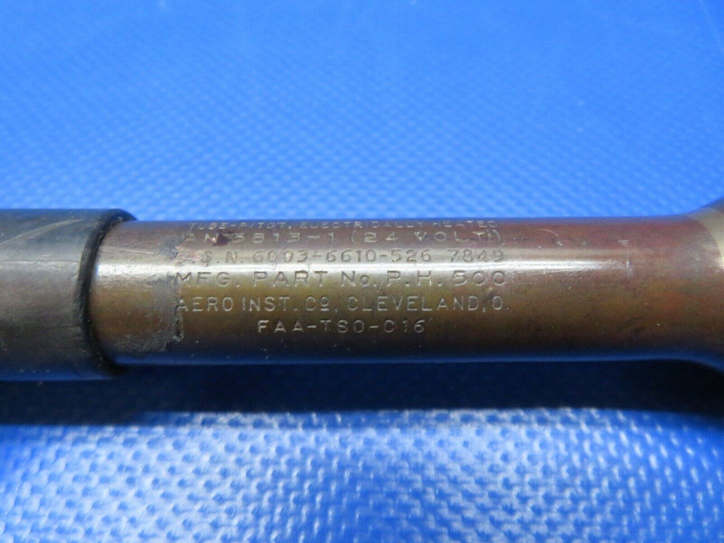 Cessna 401 / 401A Heated Pitot Tube Assy 24v P/N AN5813-1 TESTED (0124-216)
