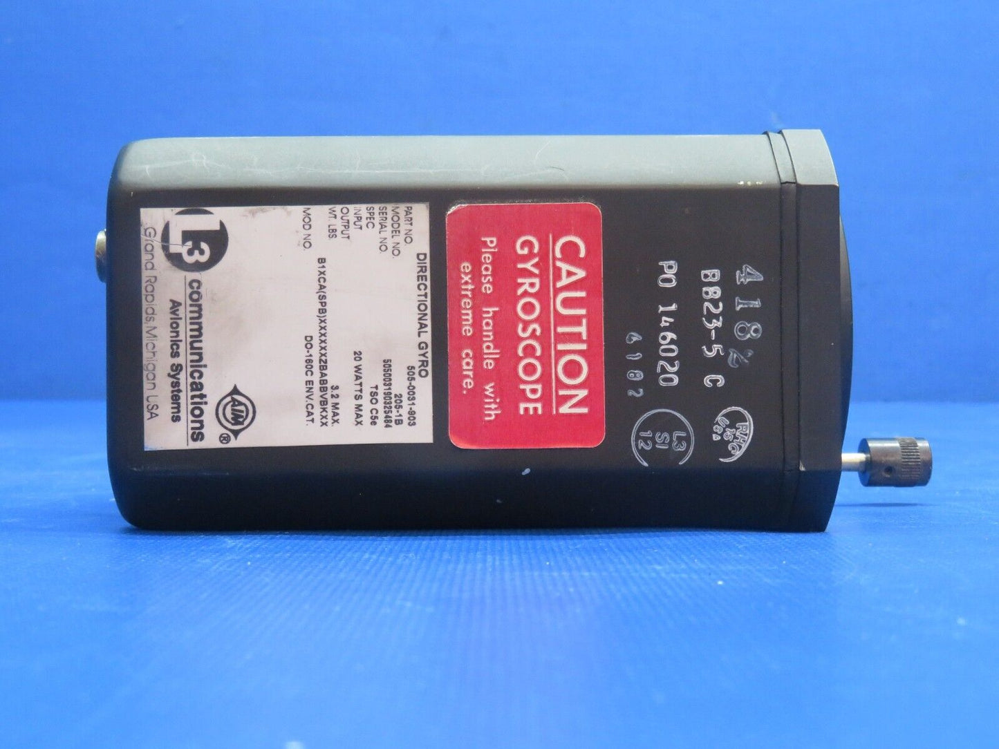 RC Allen Vacuum Directional Gyro 28V P/N RCA11A-15 CORE (0124-1192)