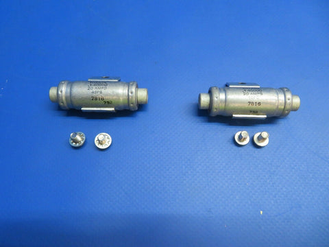Piper Capacitor P/N 554-224 LOT OF 2 NOS (1022-692)