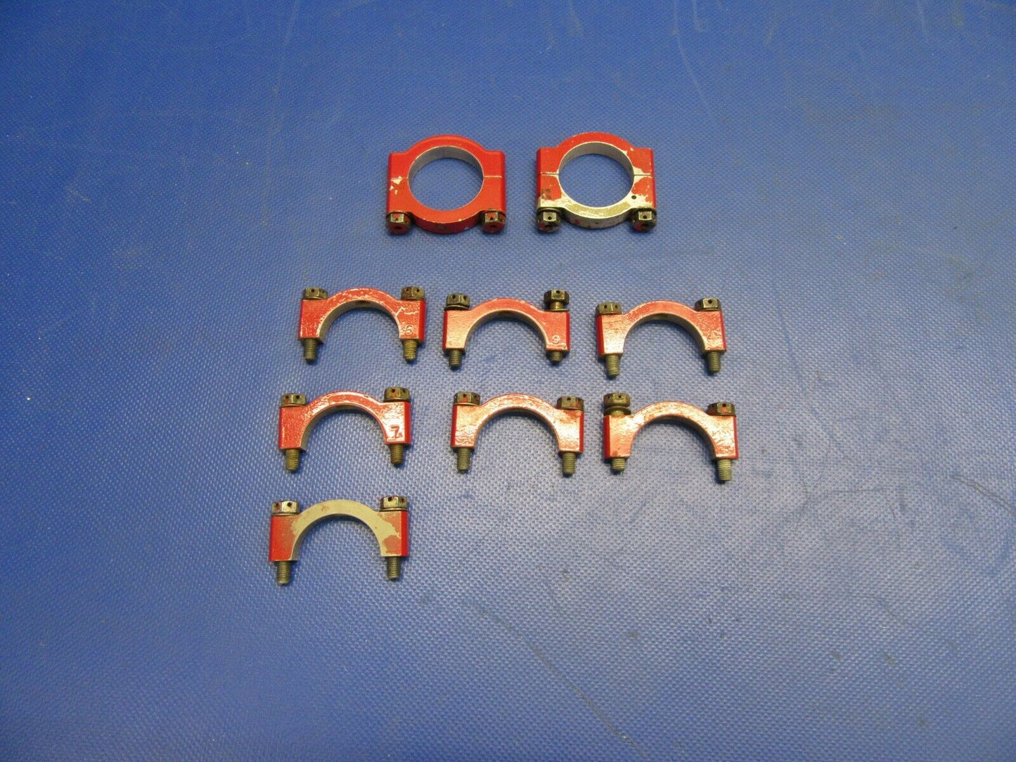 Brantly B2B Gear Box Shaft Housing Supports 108-3, 108-4, 108-5 LOT (0921-511)