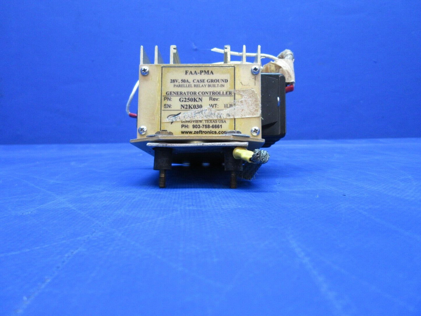 Cessna 310 / 310I Zeftronics Generator Controller 28V w/ STC G250KN (1023-712)