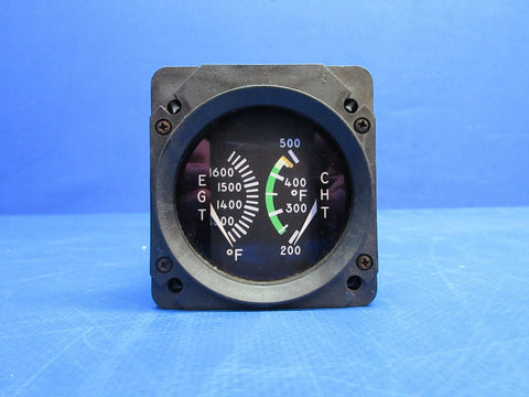 Cirrus SR-22 Rochester EGT & CHT Indicator P/N 12616-001 WARRANTY (0923-930)