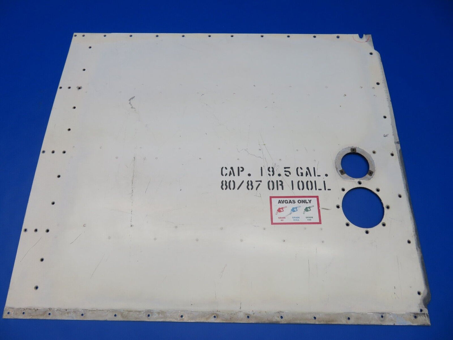 Cessna 172 RH Fuel Tank Top Cover P/N 0523521-2 (0922-378)