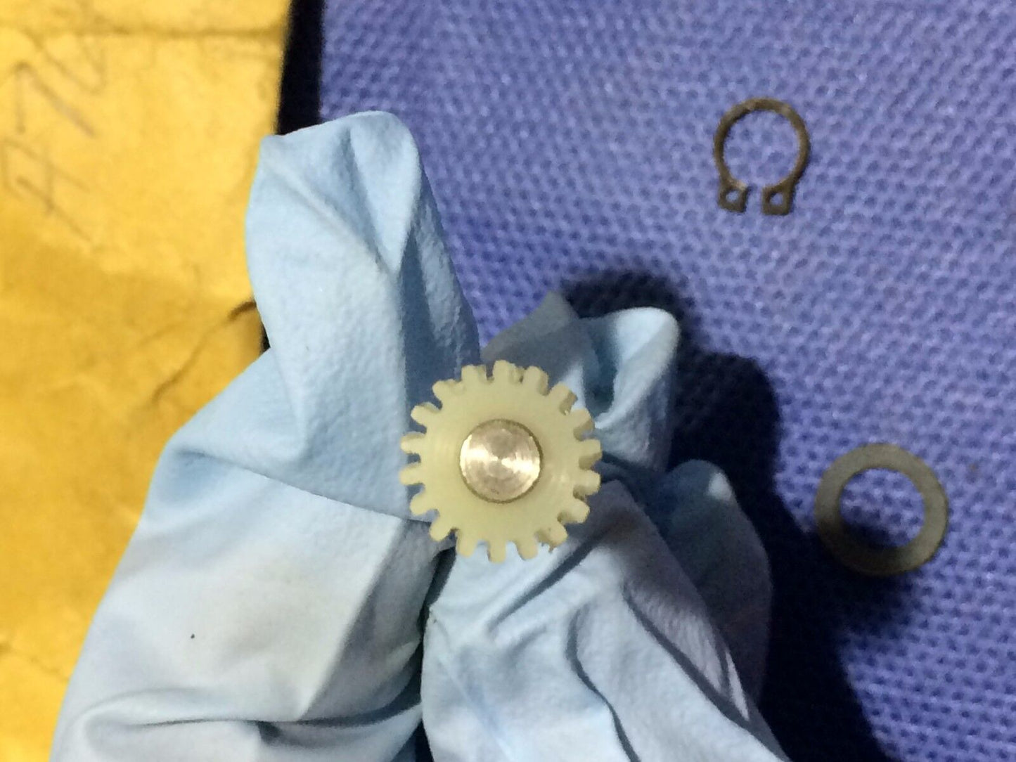 Beech King Air Rotating Beacon Worm Wheel and Pinion P/N A-7615 (0916-65)