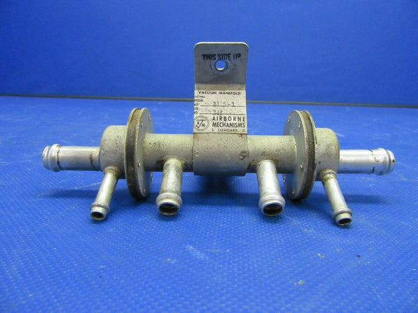 Beech Baron Airborne Vacuum Manifold P/N 1H5-1 (1121-314)