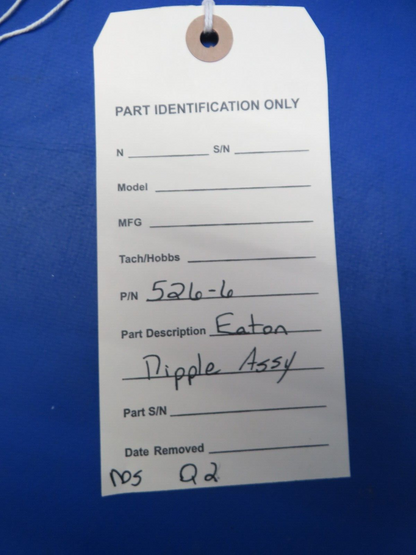 Eaton Nipple Assy P/N 526-6 NOS (0923-723)