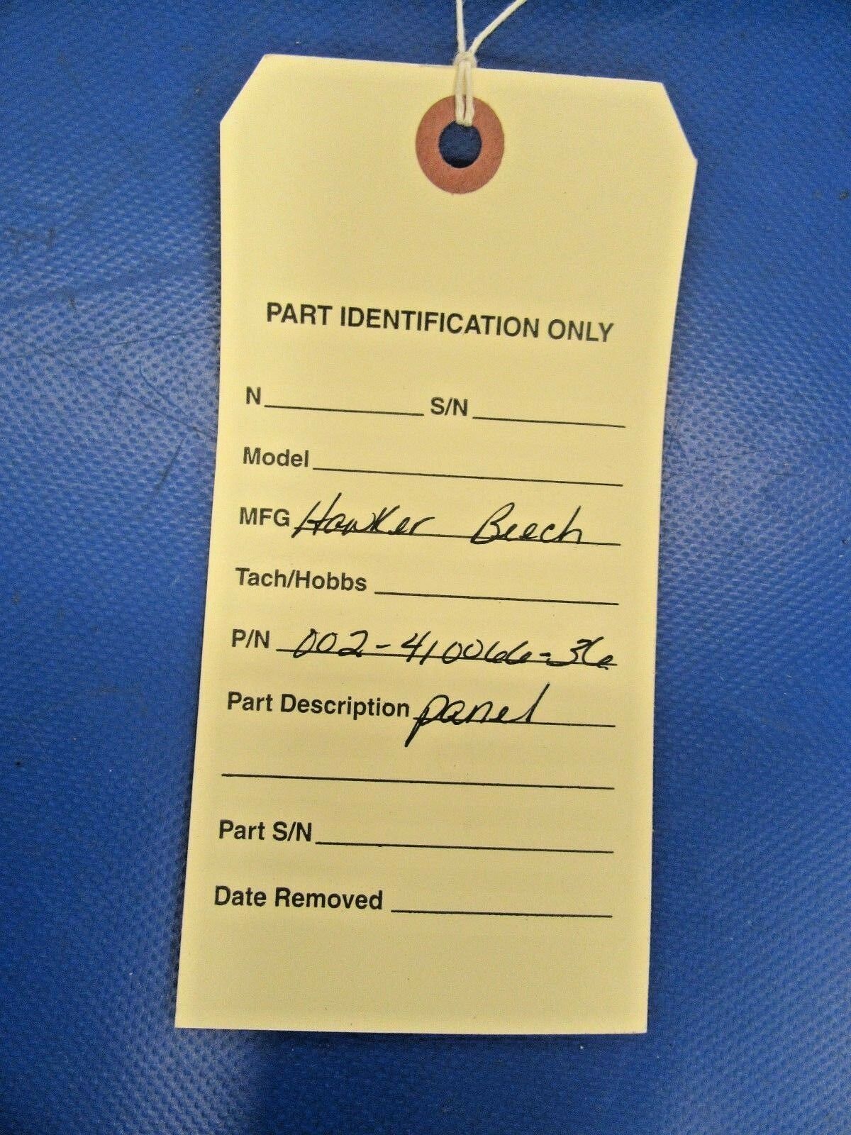 Beech Panel P/N 002-410066-36 (0918-34)