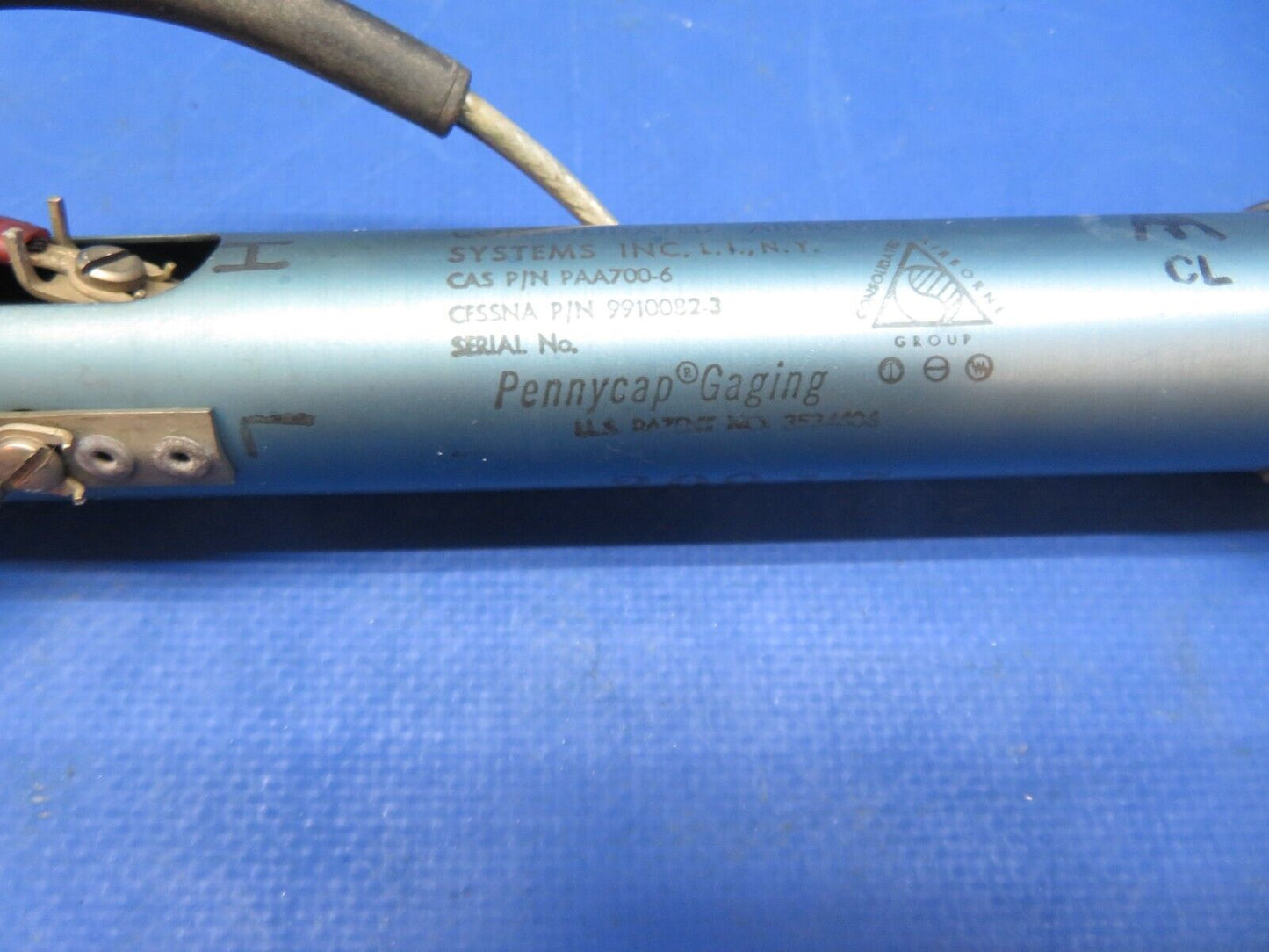 Cessna 310 / 310Q CAS Sensor Main Fuel Gauging w/ Cable P/N 9910082-3 (0823-786)