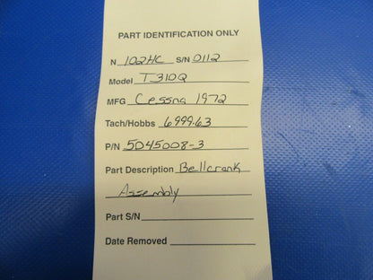 Cessna 310 / T310Q Bellcrank Assy Main Gear Retract 5045008-3 (0619-101)