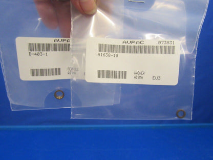 Misc Aviation Hardware LOT of 100+  Bolts Screws Washers Ferrule NOS (1217-104)