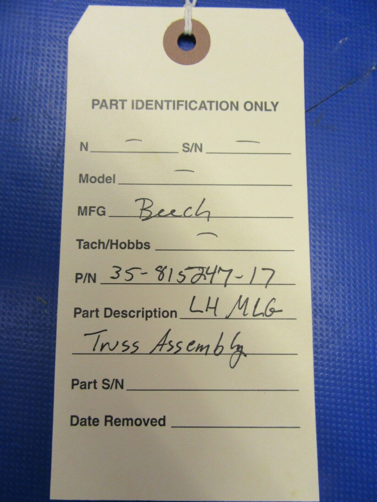 Beech LH Main Landing Gear Truss Assembly P/N 35-815247-17 (0520-234)