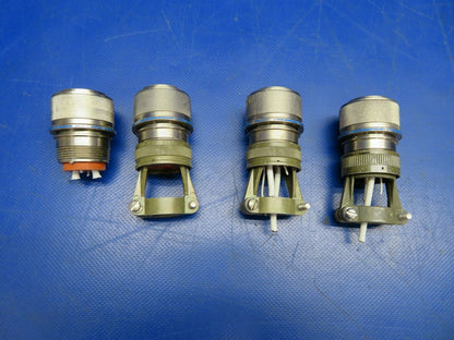 Matrix Amphenol Circular Connector P/N MS23456L20-24D LOT OF 4 (0720-846)