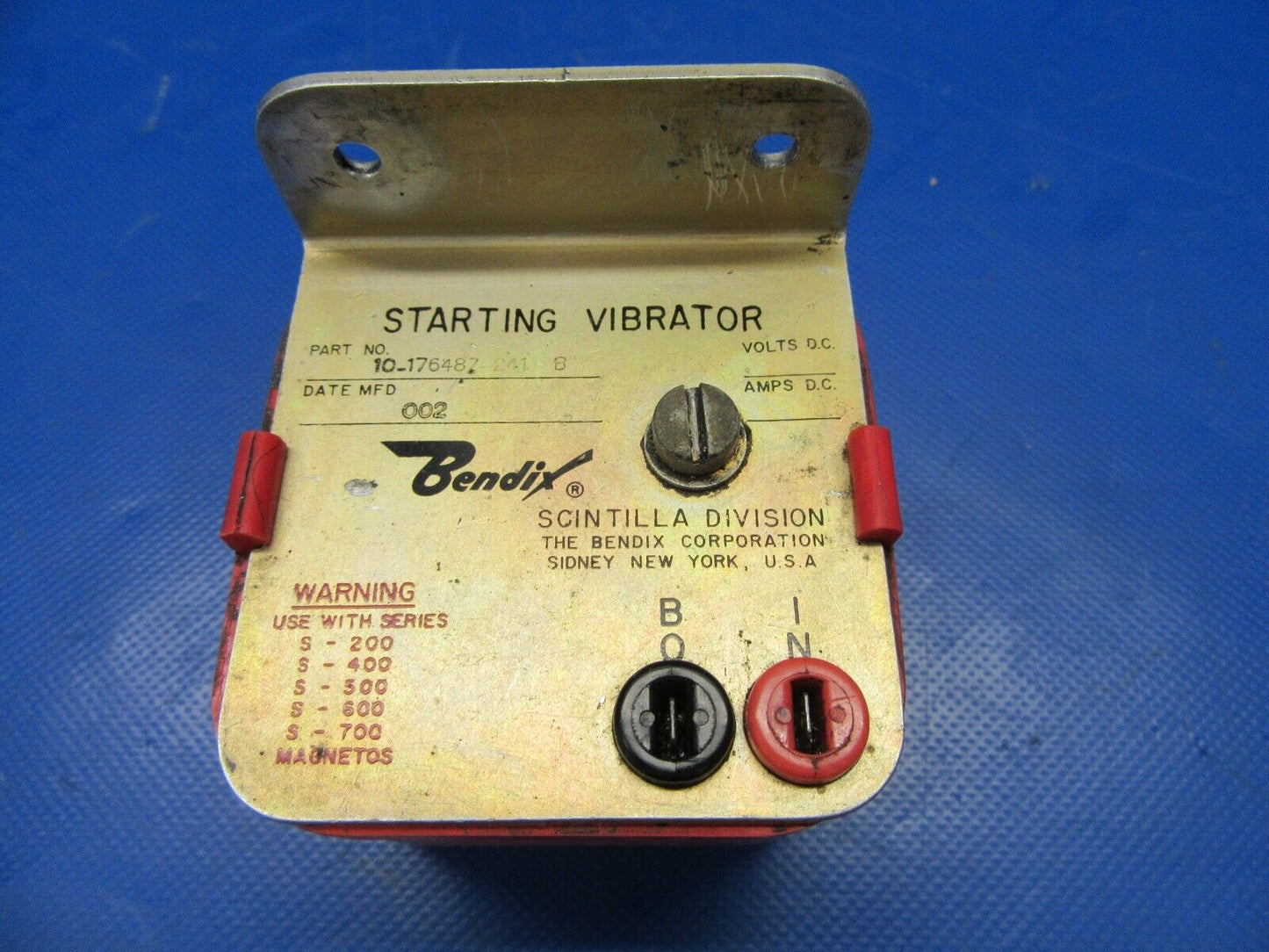 Bendix Starting Vibrator P/N 10-176487-241 (1019-301)