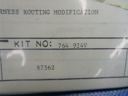 Piper Harness Routing Modification Kit NOS P/N 764-924 (0720-694)