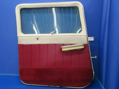 Cessna 210E Cabin Door LH Green Tint Window P/N 0710620-209 w/ Hinges (0518-399)