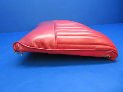 Cessna 120 Seat Assy Red Vinyl P/N 0413185, 0413185-1, 0411736 (0423-40)