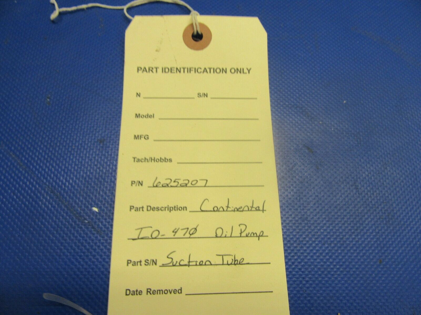 Continental O-470 Oil Pump Suction Tube P/N 625207 (0821-578)