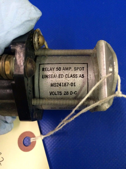 Cutler Hammer Relay 28V P/N MS24187-01 & 6041H220 (1116-50)