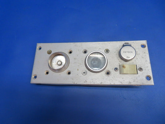 Cessna Wemac Air Vent / Light/ Oxygen Overhead Panel Assy P/N 2375-25 (0922-801)