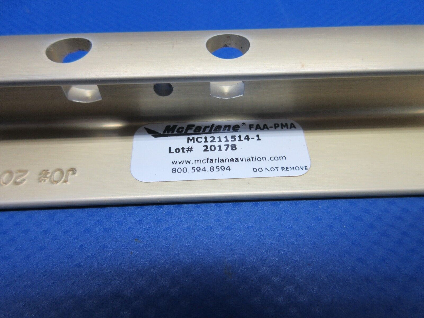 McFarlane Cessna 210 Seat Rail FWD OTBD LH & RH P/N 1C1211514-1 NOS (0124-1287)