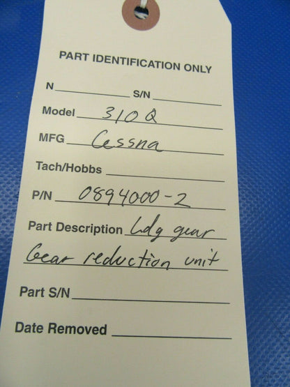 Cessna 310Q Landing Gear Gear Reduction Unit P/N 0894000-2 (1119-332)