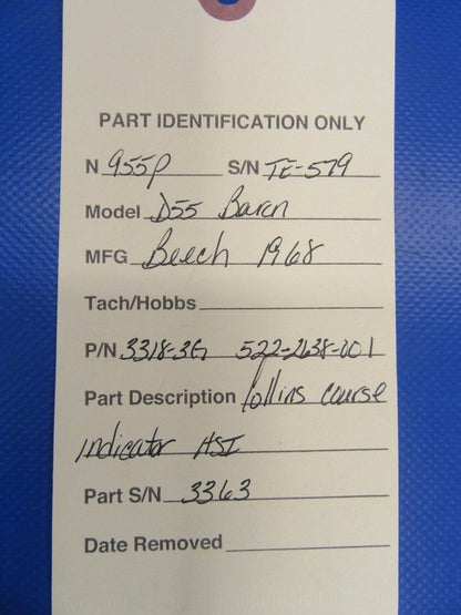 Collins Course Indicator / HSI P/N 3318-3G & 522-2638-001 (1017-24)