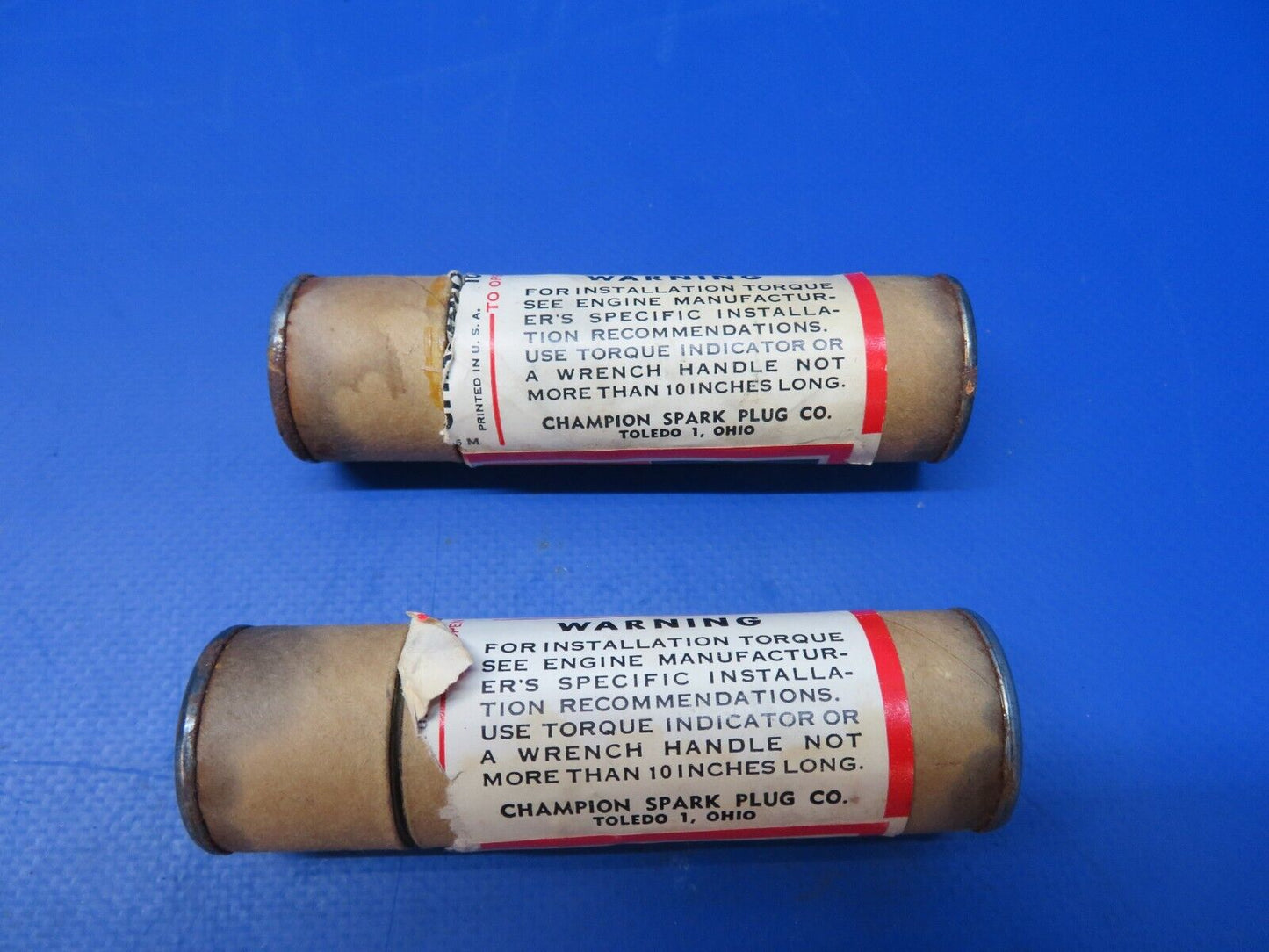 Champion Spark Plug REM 37 N LOT OF 2 NOS (1122-155)
