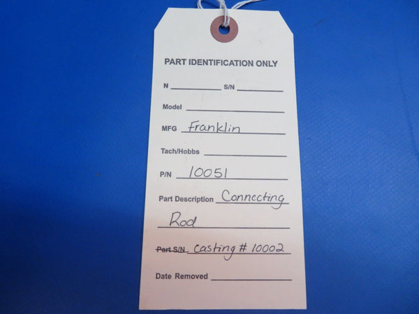 Franklin Connecting Rod P/N 10051 Casting # 10002 (1022-706)