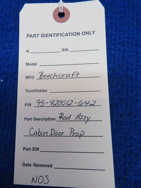Beechcraft Rod Assy Cabin Door Prop P/N 95-420012-642 NOS (0722-468)