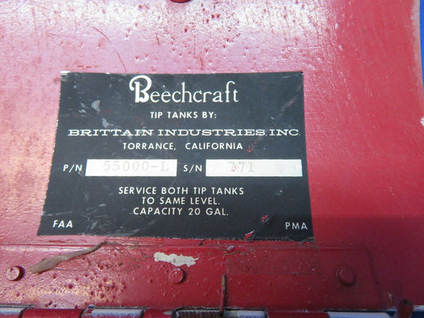 Beech C35 Bonanza Tip Tank Door LH Side (1122-129)