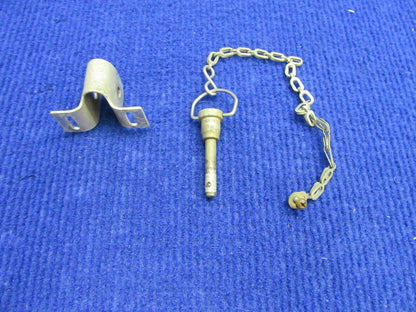 Beech Baron 95-B55 Bracket & Chain Nose Cone P/N 95-410040-29 (1121-538)