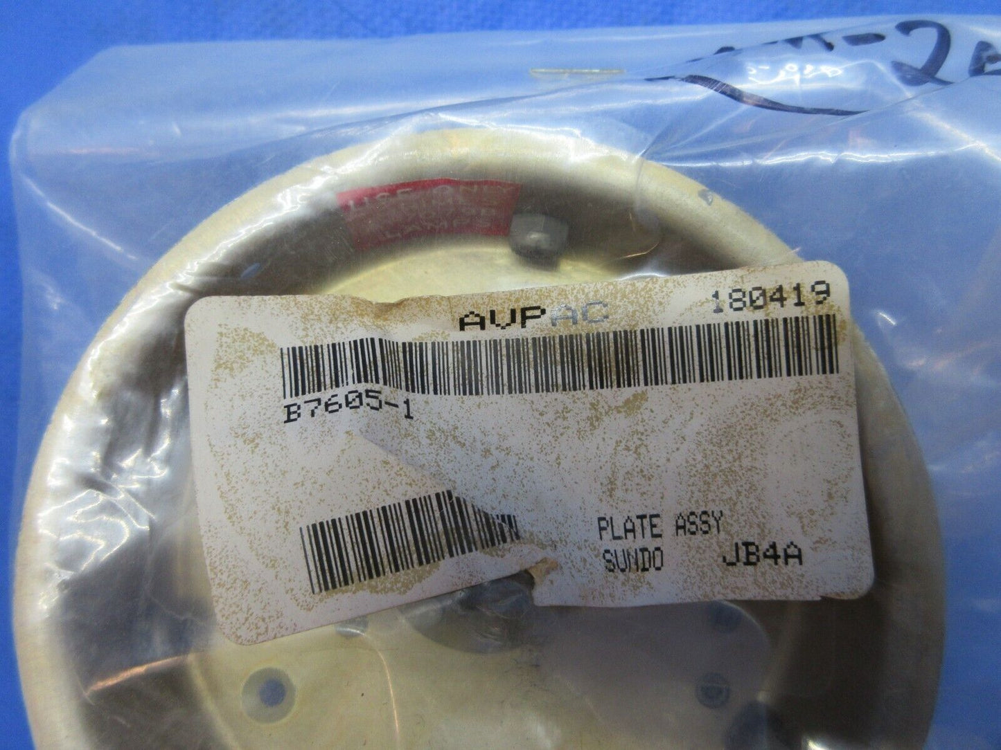 Grimes Rotating Beacon Plate Assy P/N B-7605-1 NOS (1123-774)