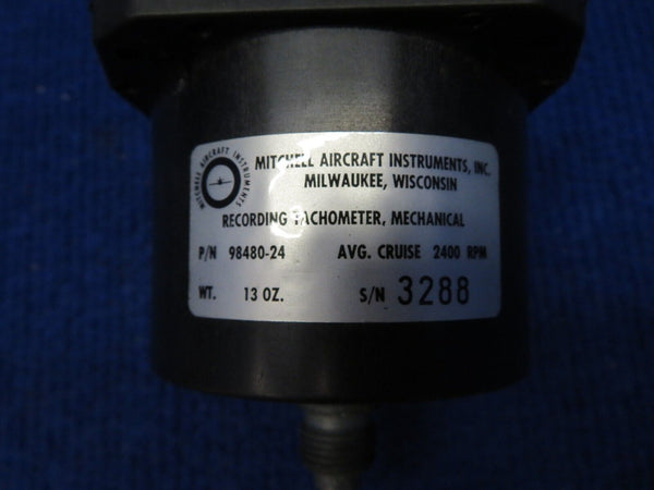 Mitchell Recording Tachometer P/N 98480-24 (0522-757)