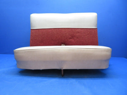 Early Cessna 172 Rear Bench Seat Assy w/ Seat belts P/N 0500103-74 (0823-459)