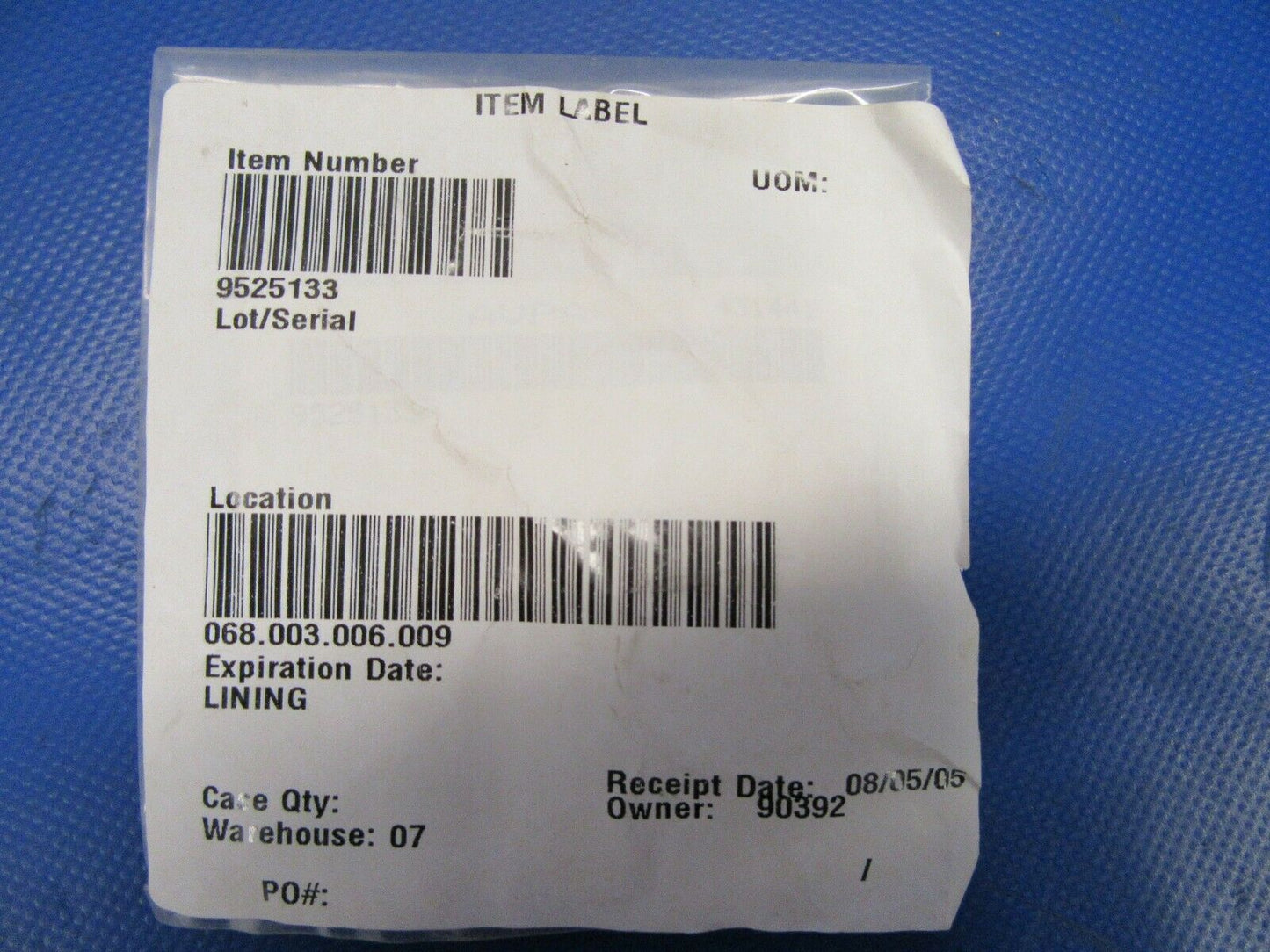 Goodyear Brake Lining P/N 9525133 LOT OF 2 NOS (0419-452)