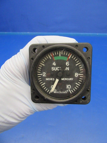 Beech B-24R Sierra Suction Gauge P/N 50-384042-13 (0618-369)