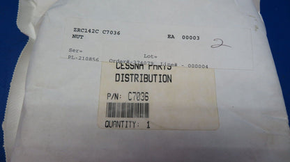 McCauley Propeller Nut Blade Retention P/N C7036 NOS (0523-281)