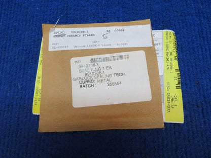 Cessna Garlock Gasket P/N 9910306-1 LOT OF 2 NOS w/ 8130 (0622-308)