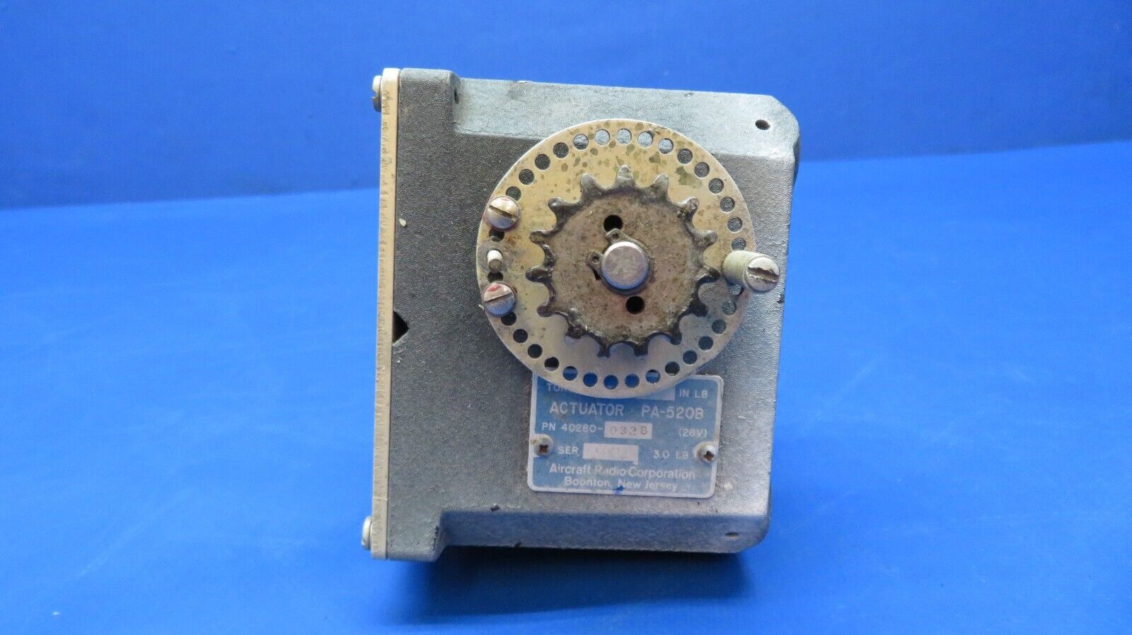 Aircraft Radio Corp. PA-520B Actuator 28V P/N 40280-0328 (0523-823)