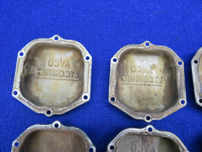 Avco Lycoming Rocker Valve Cover O235, O320, O360, O540 61247 LOT OF 6 (0222-619