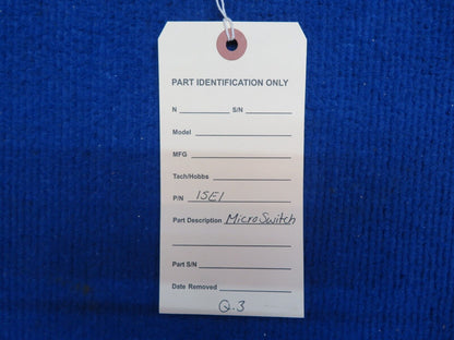 Micro Switch P/N 1SE1 (0722-625)