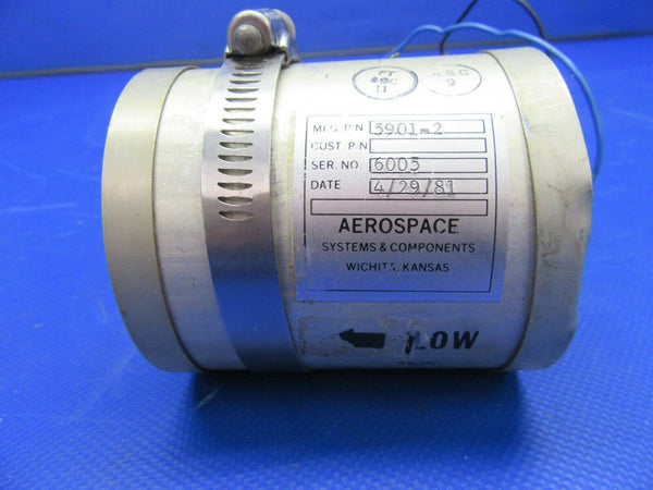Cessna 210 / P210N Aerospace Blower Instrument Cooling 28V P/N 5901-2 (0721-370)