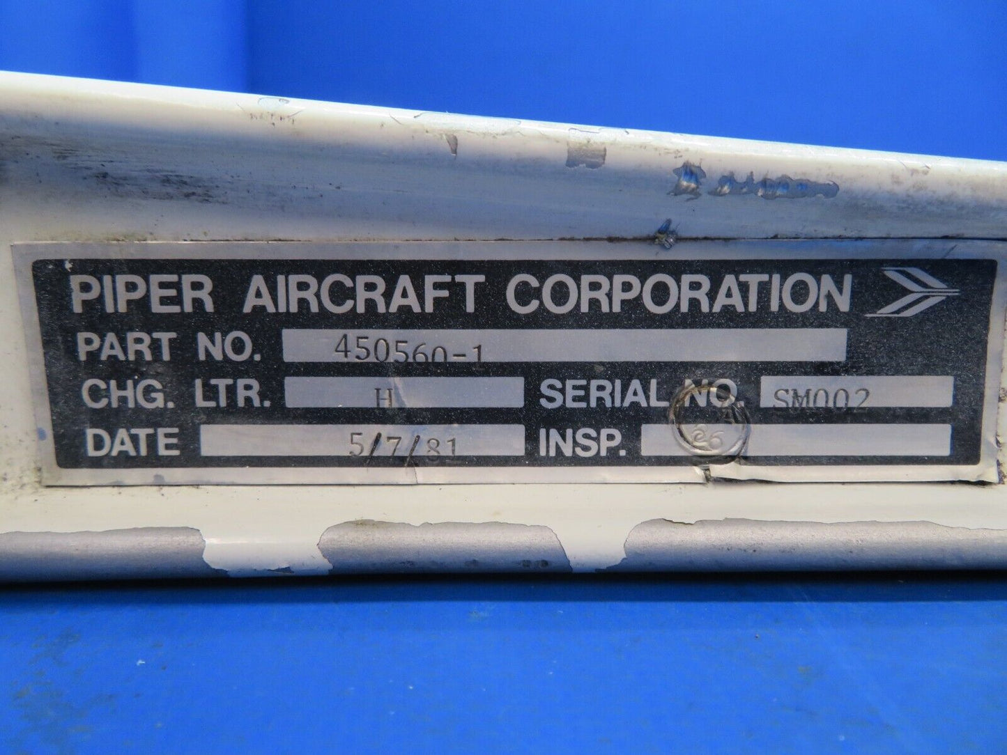 Piper Aerostar 602P Upper Member Assy - NG Drag Brace P/N 450561-01 (0123-768)