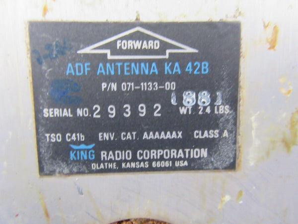 King KA-42B Antenna P/N 071-1133-00 (0518-28)