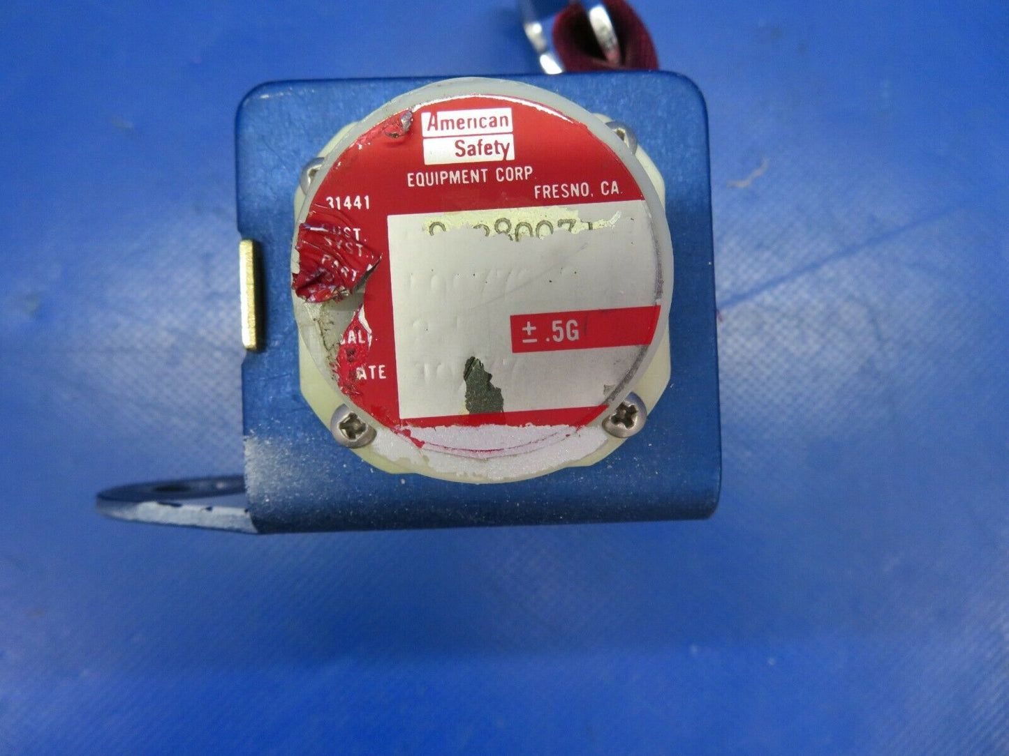 Beech American Safety Inertia Reel Shoulder Harness Maroon 58-380071-1 (0320-88)