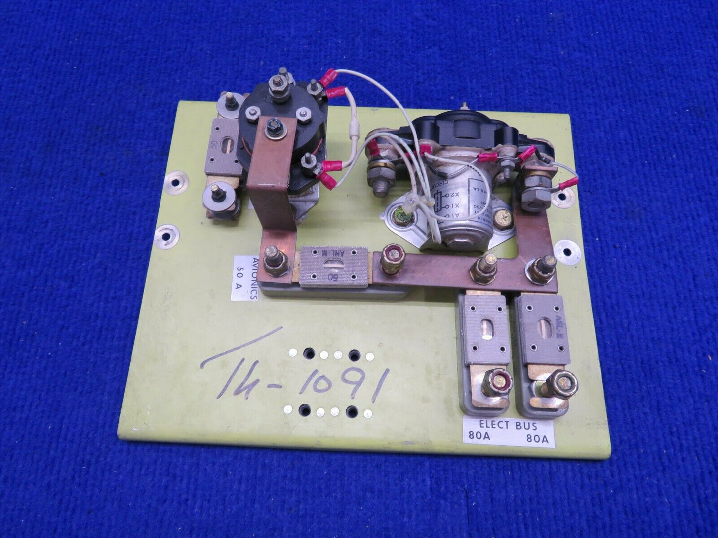 Beech 58 Baron Battery Relay / Electrical Assy P/N 6041H189, EM103 (0322-528)