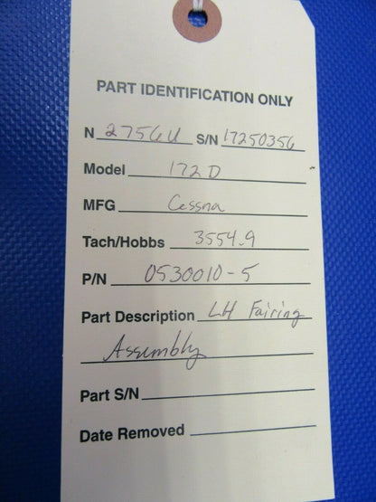 Cessna 172 LH & RH Fairing Assemblies P/Ns 0530010-5, 0530010-6 (0221-225)
